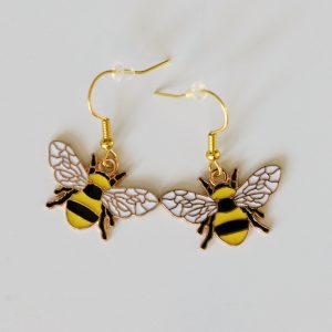 Bee Themed Hook Earrings