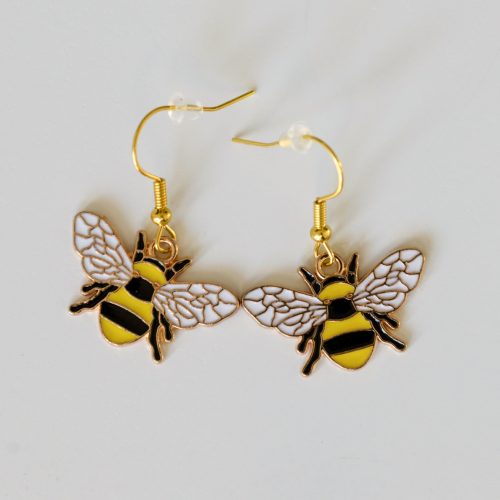 Bee Themed Hook Earrings