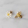 Bee & Daisy Stud Earrings