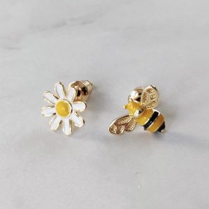 Bee & Daisy Stud Earrings