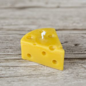 Handmade Beeswax Candle - Cheese